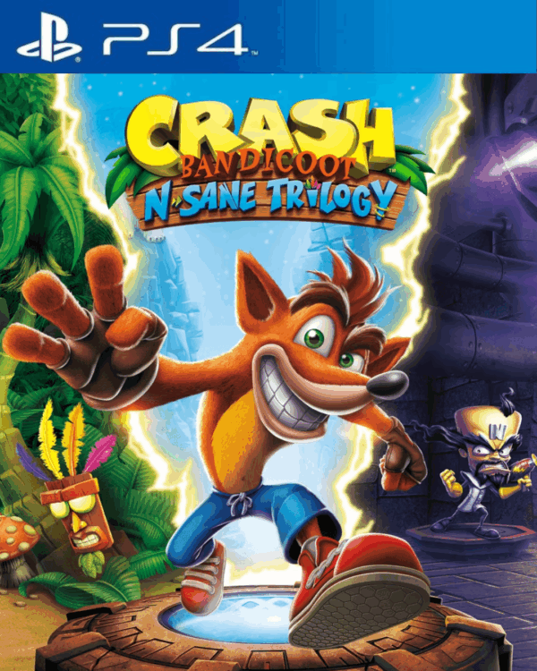 CRASH BANDICOOT N-SANE TRILOGY PS4 3 EN 1 CRASH BANDICOOT N-SANE TRILOGY PS4