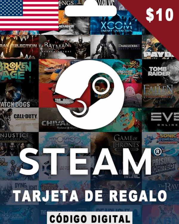 10 STEAM GIFT CARD 0 USD